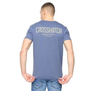 Crosshatch Mens Hoogan T-Shirt / Blue